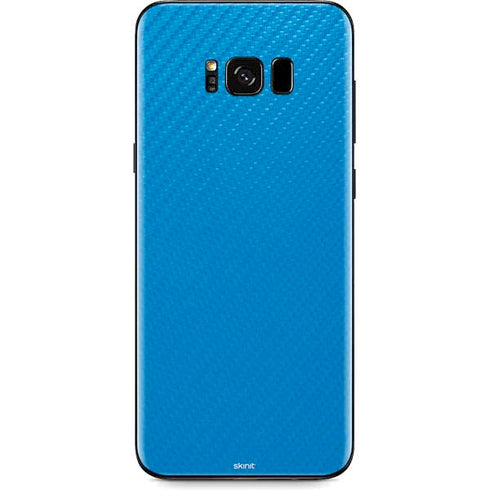 Blue Carbon Fiber Specialty Material Galaxy S8 Plus Skin